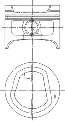 KOLBENSCHMIDT 94553620 -  Поршень