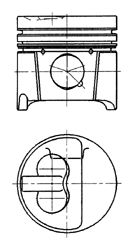 KOLBENSCHMIDT 94786700 -  Поршень