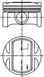 KOLBENSCHMIDT 94954600 -  Поршень