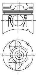KOLBENSCHMIDT 99371600 -  Поршень