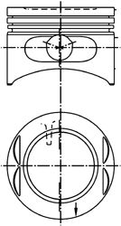 KOLBENSCHMIDT 99380601 -  Поршень