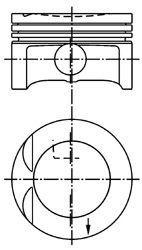 KOLBENSCHMIDT 99438600 -  Поршень