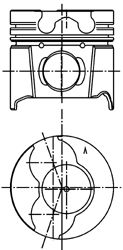 KOLBENSCHMIDT 99561600 -  Поршень