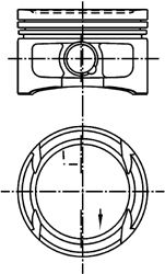 KOLBENSCHMIDT 99562600 -  Поршень