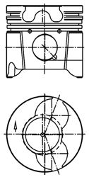 KOLBENSCHMIDT 99879620 -  Поршень