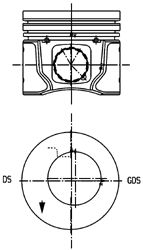 KOLBENSCHMIDT 99963600 -  Поршень