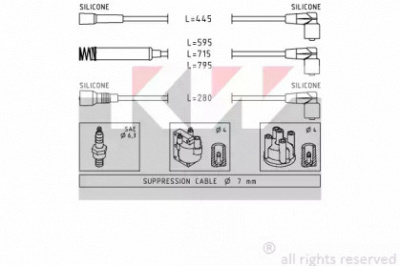 KW 359956 - Комплект проводов зажигания