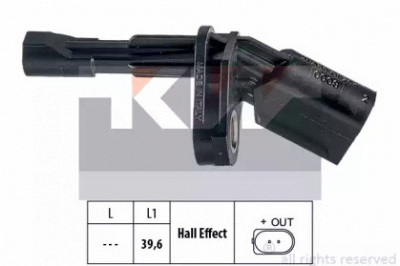 KW 460008 -  Датчик, частота вращения колеса