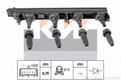 KW 470476 -  Катушка зажигания