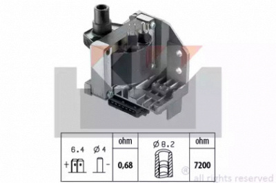 KW 490407 -  Элемент катушки зажигания