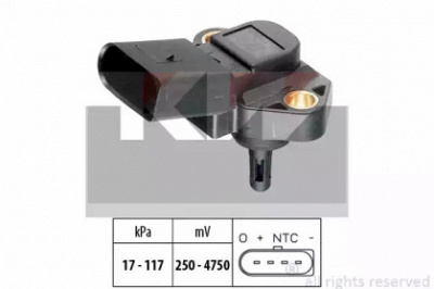 KW 493071 -  Датчик давления воздуха, высотный корректор