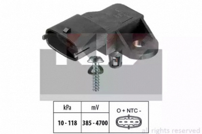 KW 493091 -  Датчик давления воздуха, высотный корректор