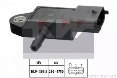 KW 493144 -  Датчик давления воздуха, высотный корректор
