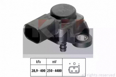 KW 493175 -  Датчик, давление выхлопных газов