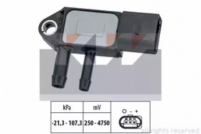 KW 493265 -  Датчик, давление выхлопных газов