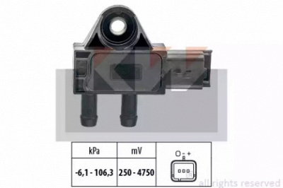 KW 493271 -  Датчик, давление выхлопных газов