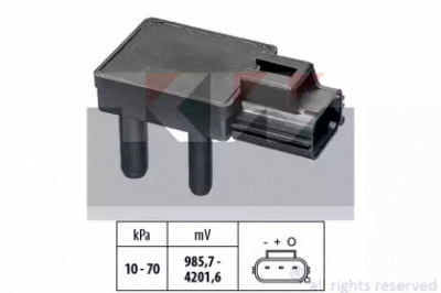 KW 493277 -  Датчик, давление выхлопных газов