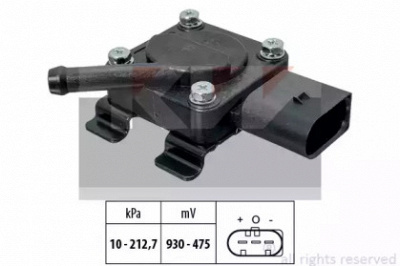 KW 493312 -  Датчик, давление выхлопных газов