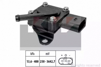 KW 493319 -  Датчик, давление выхлопных газов