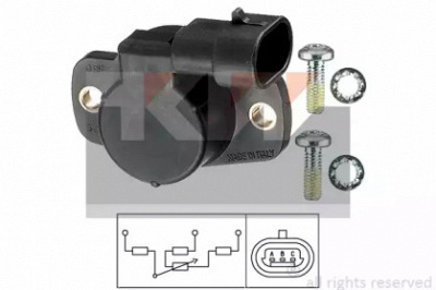 KW 495001 -  Датчик, положение дроссельной заслонки