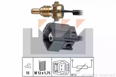 KW 530295 - Датчик, температура охлаждающей жидкости