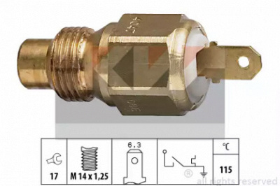 KW 540047 -  термовыключатель, сигнальная лампа охлаждающей жидкости