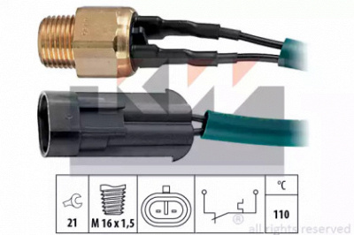 KW 540055 -  термовыключатель, сигнальная лампа охлаждающей жидкости