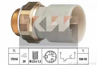 KW 550147 -  Термовыключатель, вентилятор радиатора
