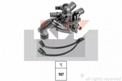 KW 580866 -  ТЕРМОСТАТ PSA 208, 308 11- ,DS3,C4,PART,BERL (B9)