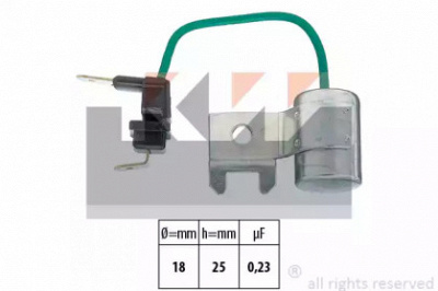 KW 606195 -  Конденсатор, система зажигания