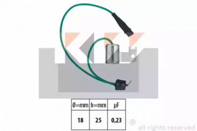 KW 606212 -  Конденсатор, система зажигания
