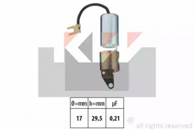 KW 612067 -  Конденсатор, система зажигания
