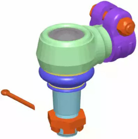 LEMFORDER 3827001 -  Наконечник поперечной рулевой тяги