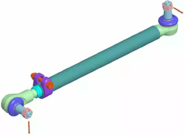 LEMFORDER 3865701 -  Продольная рулевая тяга