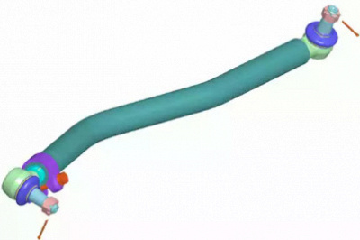 LEMFORDER 3866201 -  Продольная рулевая тяга