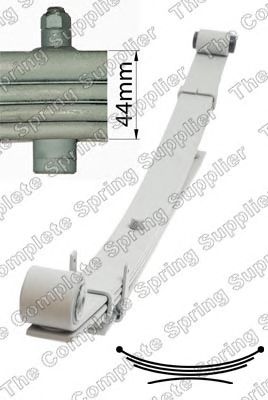 LESJOFORS 6137203 -  Многолистовая рессора