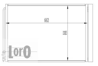 LORO 0040160003 -  Конденсатор, кондиционер