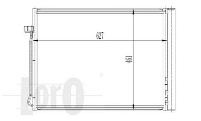 LORO 0040160020 -  Конденсатор, кондиционер