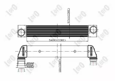 LORO 0040180008 -  Интеркулер