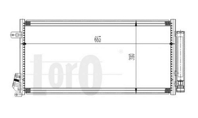 LORO 0160160031 -  Конденсатор, кондиционер
