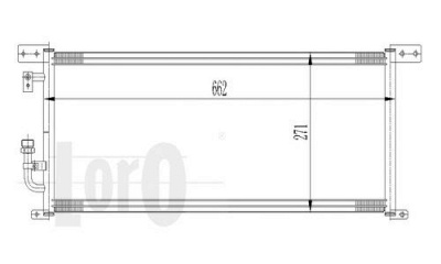 LORO 0170160003 -  Конденсатор, кондиционер