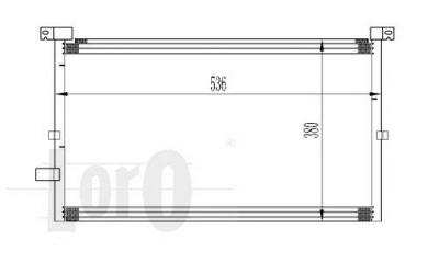 LORO 0170160012 -  Конденсатор, кондиционер