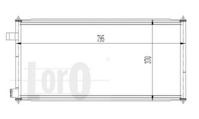LORO 0170160021 -  Конденсатор, кондиционер