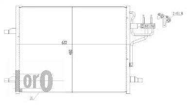 LORO 0170160027 -  Конденсатор, кондиционер