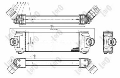 LORO 0170180013 -  Интеркулер
