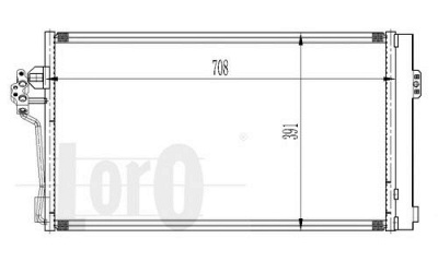 LORO 0330160012 -  Конденсатор, кондиционер