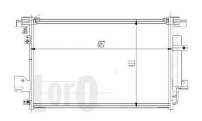 LORO 0330160015 -  Конденсатор, кондиционер