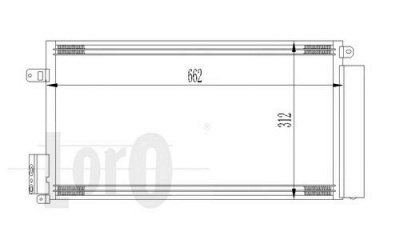LORO 0370160027 -  Конденсатор, кондиционер