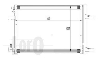 LORO 0370160032 -  Конденсатор, кондиционер