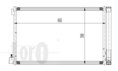 LORO 0370160036 -  Конденсатор, кондиционер